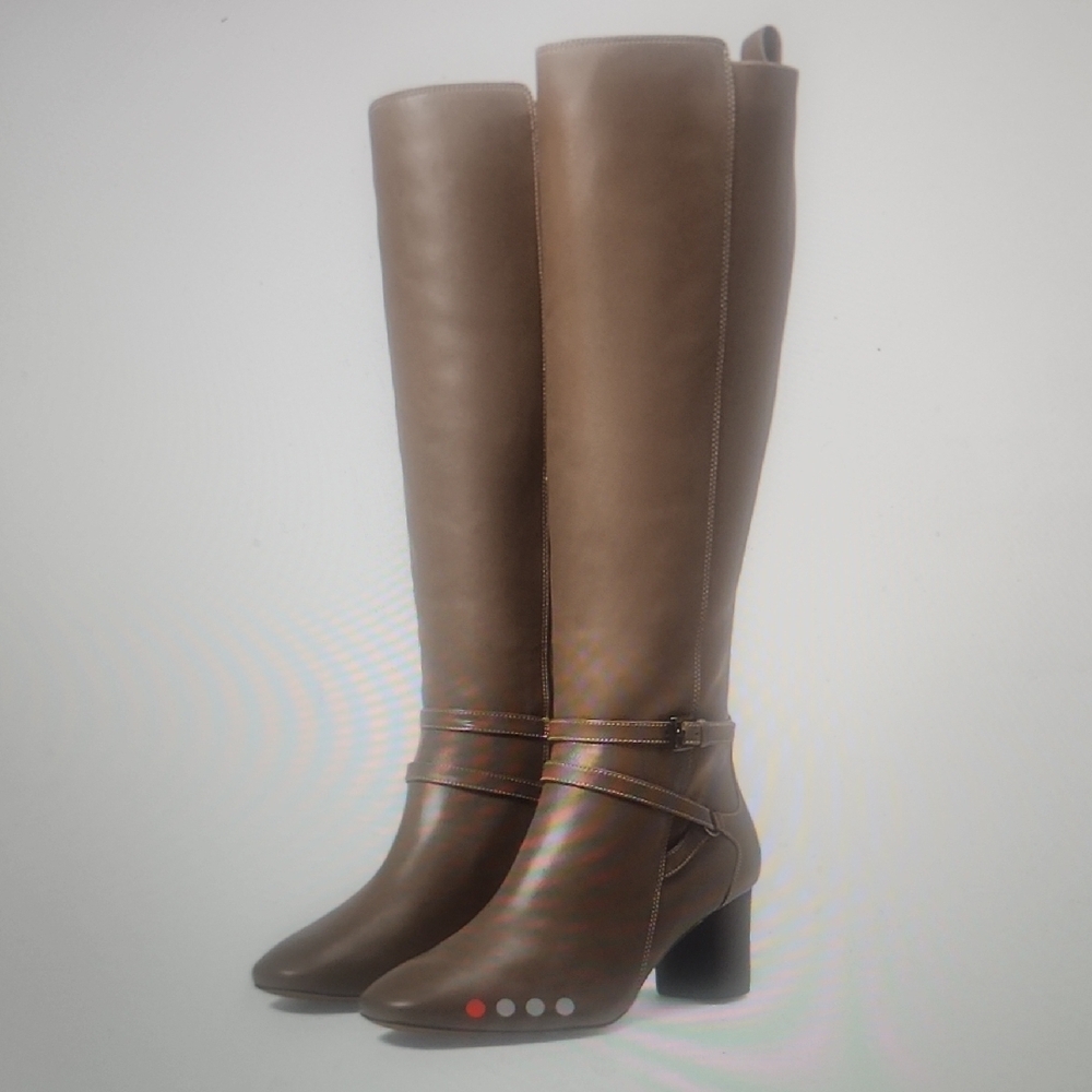 Johnston & Murphy Eleanor Belted Women's Boots Taupe Size 6.5